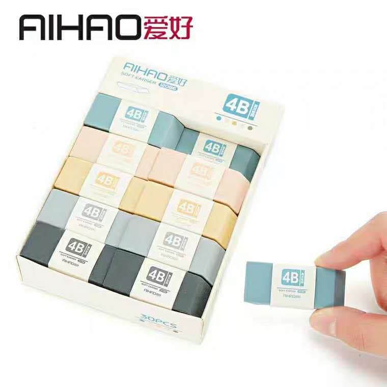 Hobby 12086 primary school student eraser children's eraser 4B art supplies boxed eraser students wipe clean