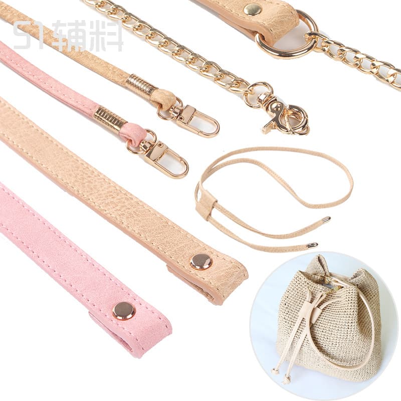 HyunA handmade DIY bag with accessories portable strap bucket bag drawstring crochet patchwork set 51 accessories