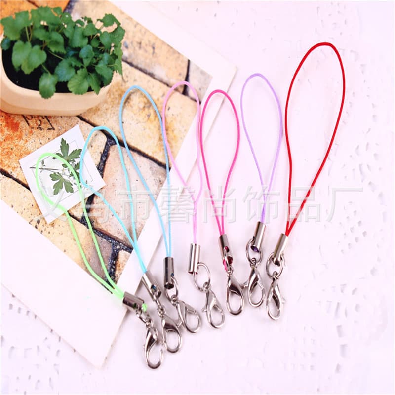 Color Lobster Clasp Phone Strap Alloy Lobster Clasp Phone Lanyard Phone Chain Wholesale Factory Direct
