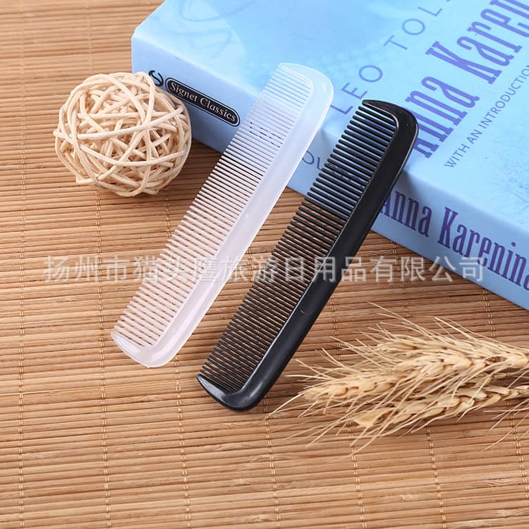 Disposable PLA plastic combs for hotels, airlines, travel, home use, hair dyeing, and hair salons - direct from the manufacturer, environmentally friendly.