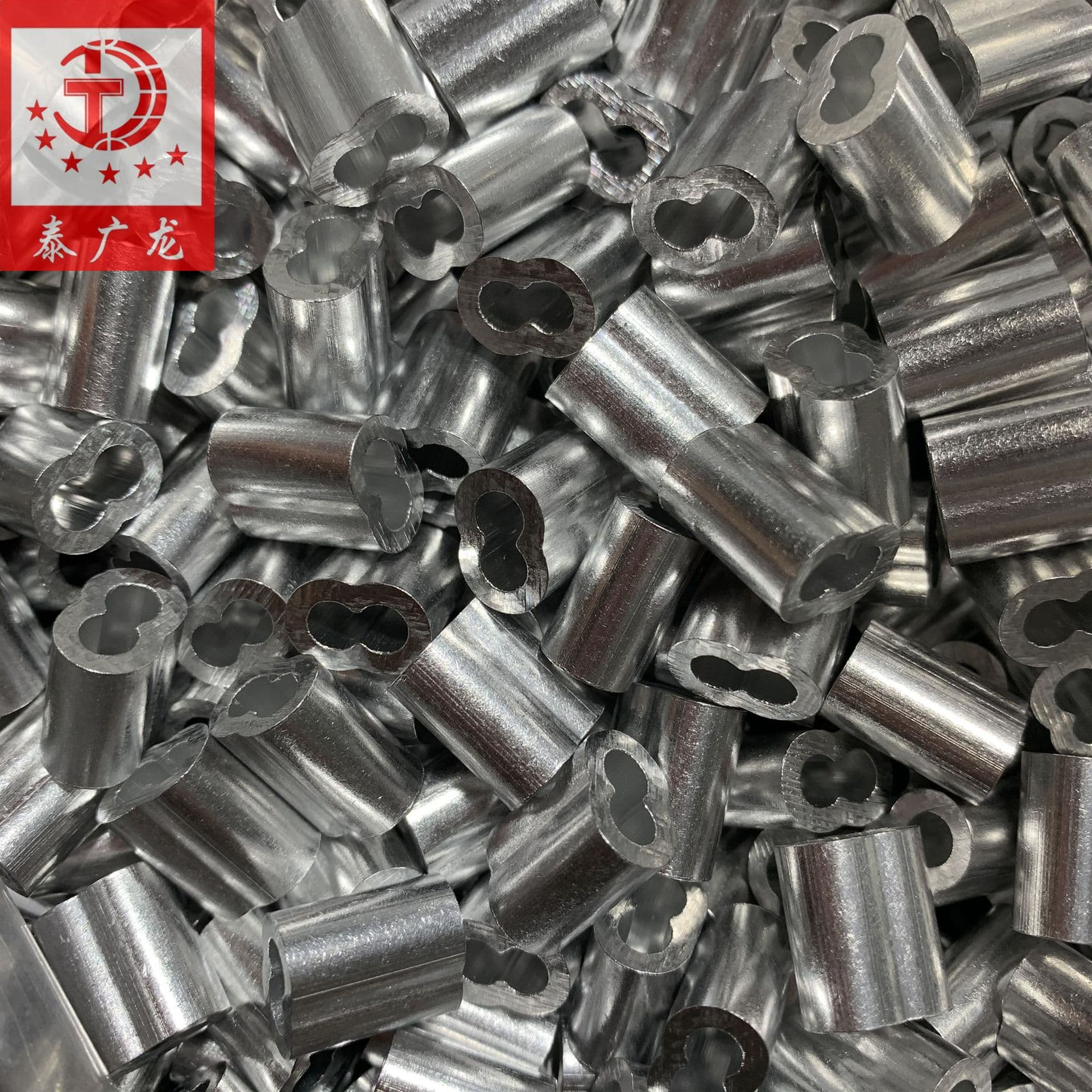 Factory Direct, Universal Aluminum Sleeve for Wire Rope | Wire Rope Aluminum Sleeve Rigging 3mm