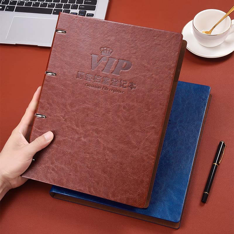 Beauty Salon Customer Information Record Book Leather Bound Durable Pages Hair And Skin Care Client Database Log Notebook