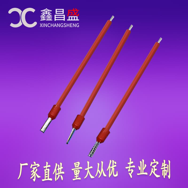 Direct Supply E1008 Ferrule Terminal Wire Pin Type Pre-Insulated Wiring Terminal Cold Pressed Copper Tube Terminal Wire