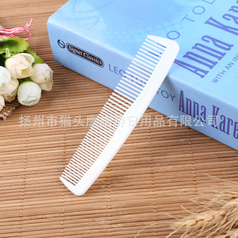 Hotel supplies: PLA plastic disposable small combs for travel and home hair dyeing