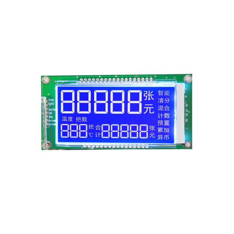 LCD Screen Currency Detector Black and White VA TN HTN STN Segment Display High Brightness Low Power Customizable