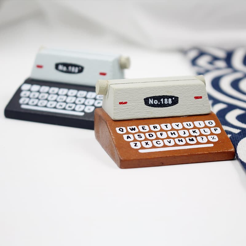 ZAKKA simulation printer business card holder retro message holder creative Japanese photo holder miniature scene ornaments