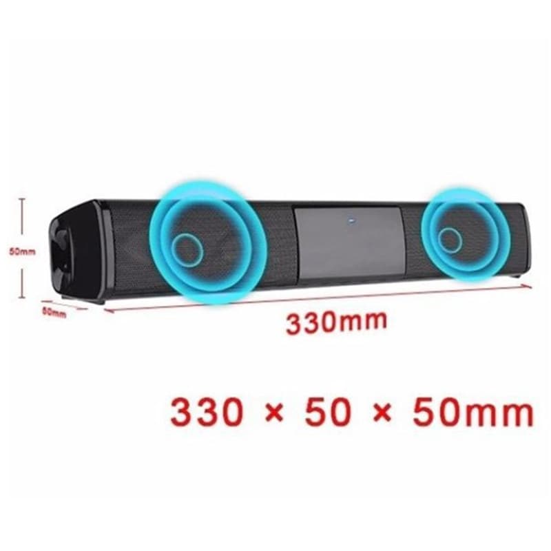 Bs28a Bs28b Long Bar 3d Sound Wall Bluetooth Speaker Wireless Card Insertion Heavy Bass Soundbox Home Large Speaker