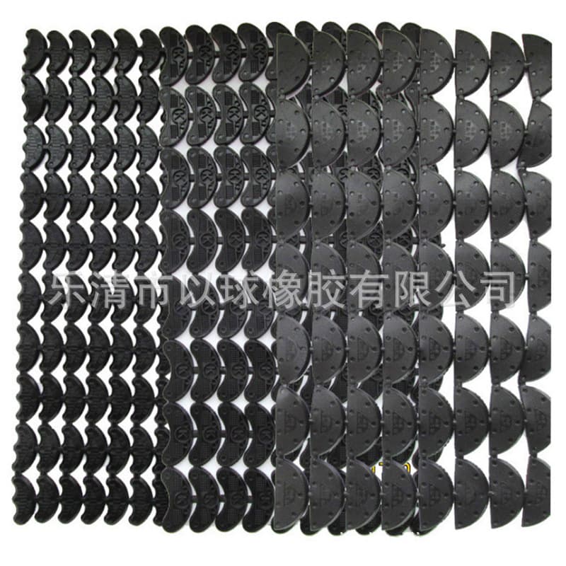 Shoe sole patches, silent rubber street stall heel pieces, sole repair patches, anti-slip and anti-wear shoe heel repair materials.