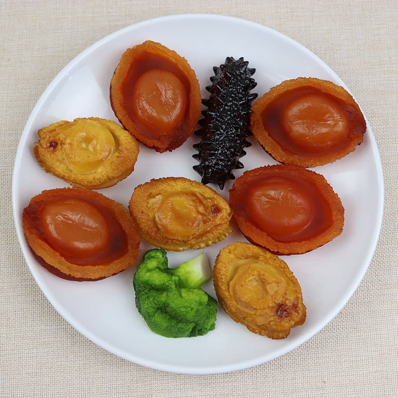 Simulated Seafood Decor: Fish, Sea Cucumber, Abalone Display Model, Fake Seafood Restaurant Decoration, Artificial Abalone