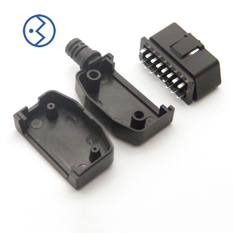 Original Quality 3-16 Pin Full Specifications OBD2 Male Connector OBD16 Pin Step-Down Cable Connector