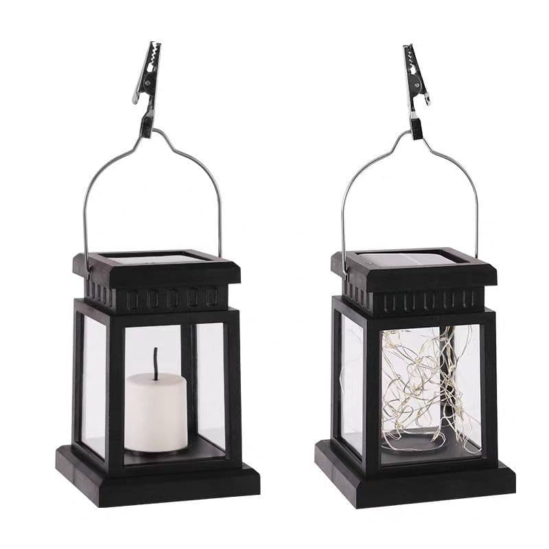 Solar Star Small Palace Lamp Outdoor Waterproof Garden Hanging Lamp Wall Lamp Balcony Decorative Landscape Lamp