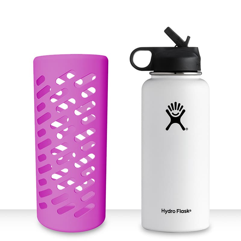 HydroFlask 18-32-40oz Cross-border Stock Space Bottle Silicone Anti-scald Cup Sleeve Protective Cover, Ready to Ship