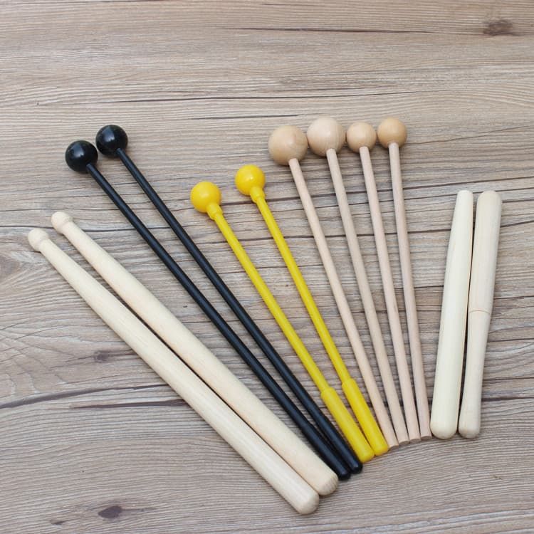 Children's Mallets for Xylophone, Kindergarten Music Early Education Tool, Orff Percussion Hammers and Drumsticks