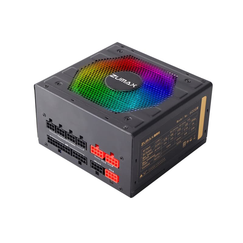 High Power PC Power Supply 550W Fully Modular Silent Desktop E-Sports Computer Power Supply Bronze Gaming Power Supply