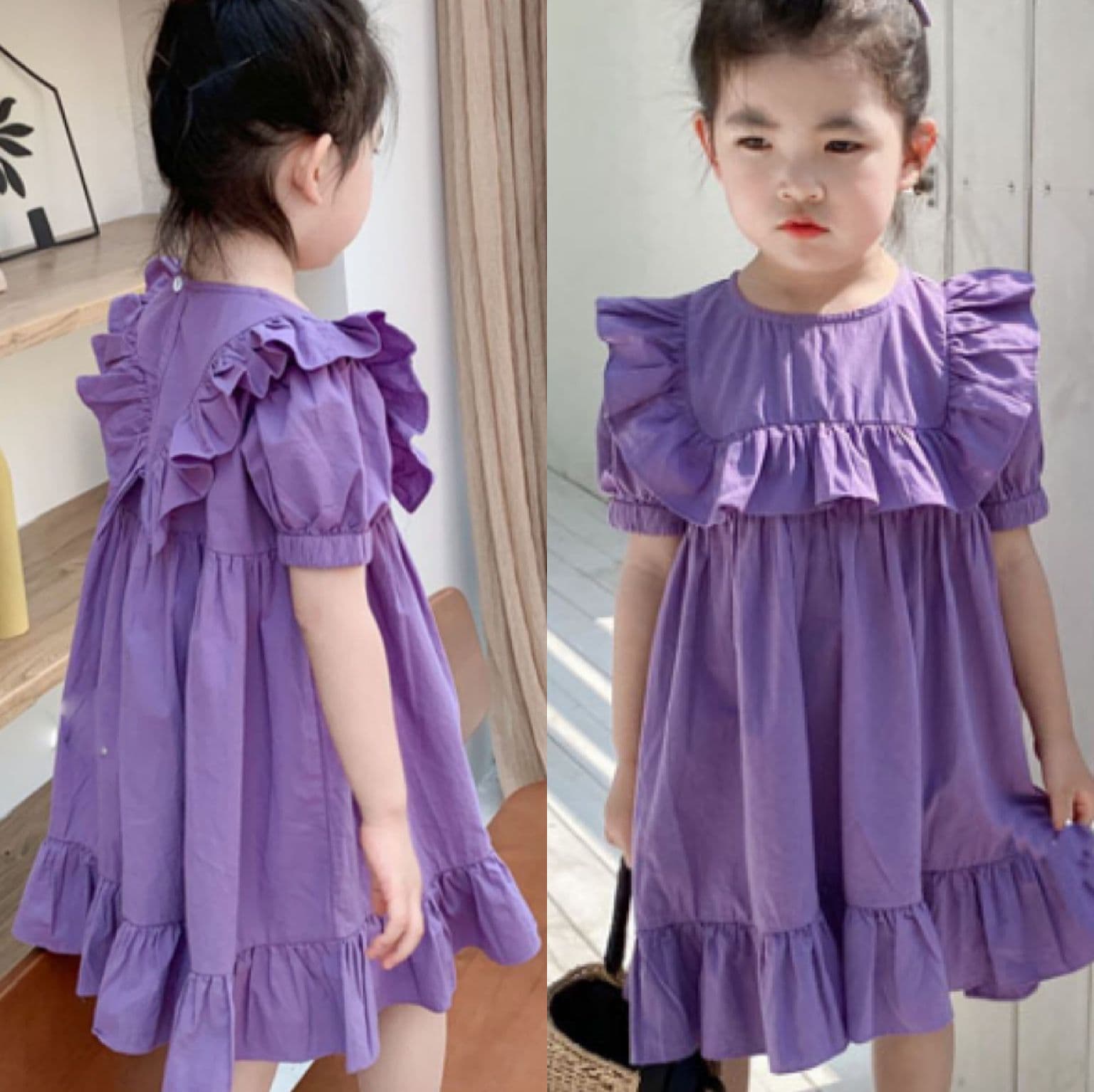 Children's Sweet Lace Dress Summer Style Princess Dress for Girls 3-8 Years Old Kids Clothing Drop Shipping