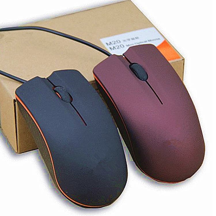 M20 Mouse Wired for Laptop/Office/Home Use, Desktop Wired Mouse Factory Direct Sales