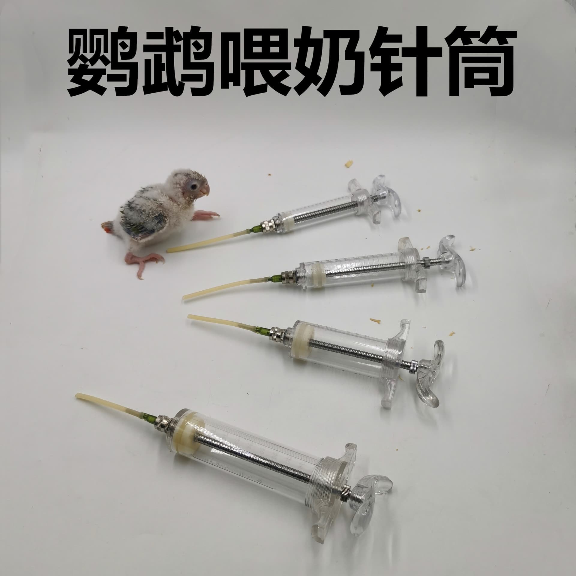 Parrot Chick Feeder Hand-Feeding Syringe for Baby Birds Bird Supplies