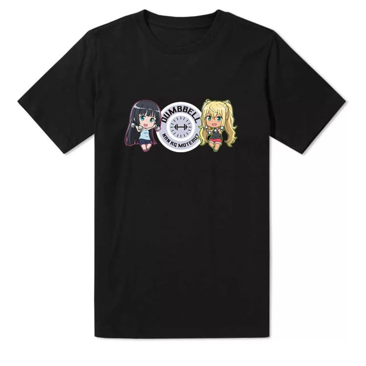 Sweat, Fitness Girls! How Heavy Are the Dumbbells You Lift Short Sleeve T-Shirt