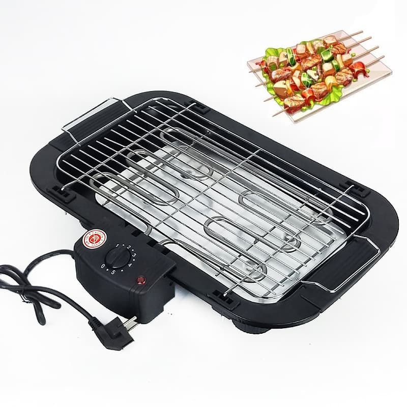 New Home Multifunctional Smokeless Electric BBQ Grill Korean Non-Stick Electric Grill Rack Electric Griddle Meat Roaster