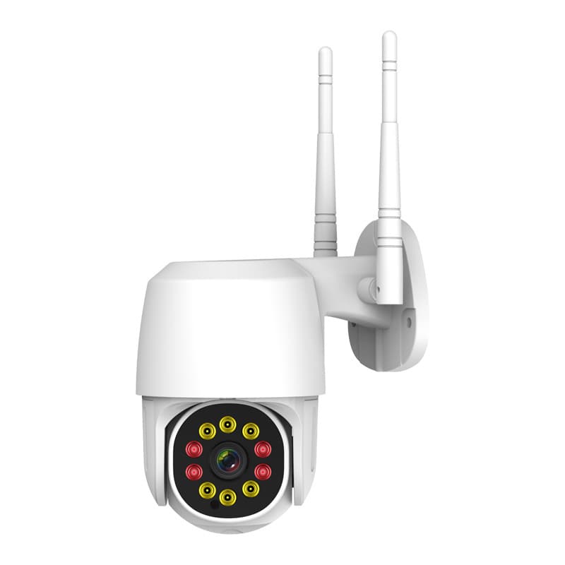 390eye Tuya HD WiFi Outdoor Waterproof 10-Light Dome Camera with Mobile Remote Monitoring and Infrared