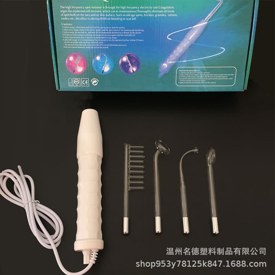 Electric Therapy Rod High-Frequency Beauty Device Portable Handheld Electric Therapy Comb Electrotherapy Instrument Factory Stock