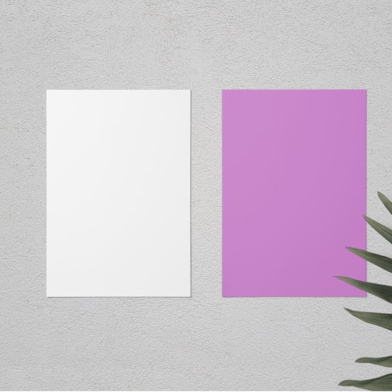 A4 Blank Style UV Test Card, Automotive Sunscreen Strength Test, UV Photosensitive Test Card