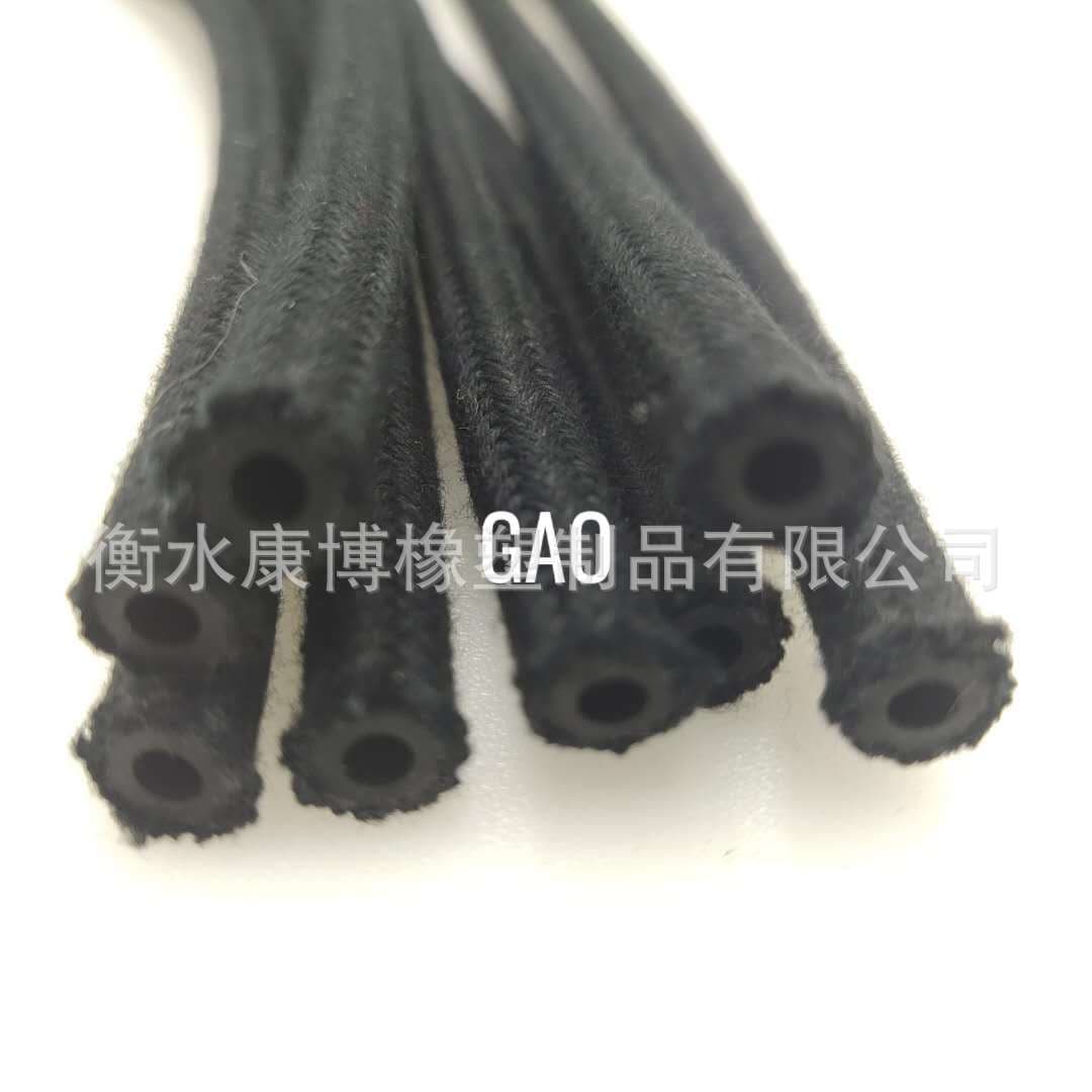 3.2mm NBR rubber-coated braided diesel/gasoline fuel tubing