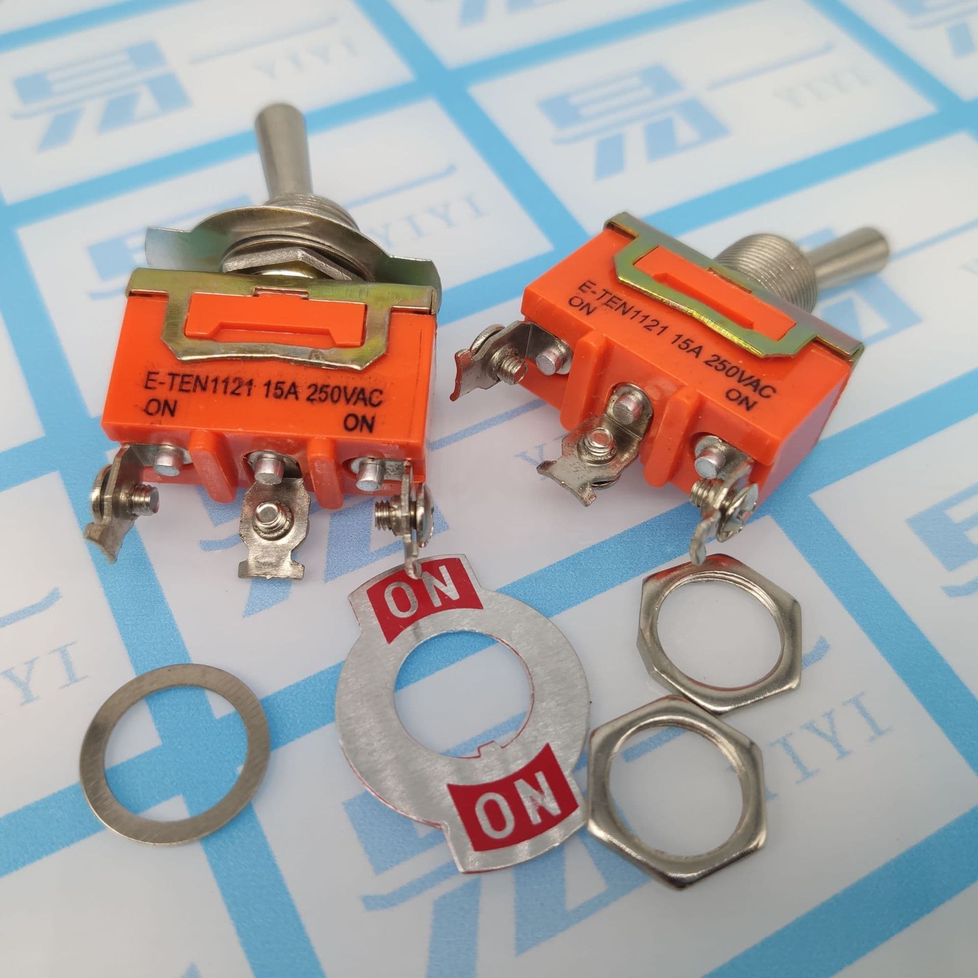 Toggle Switch 1121 SPDT Three-Pin Toggle Switch Rocker Switch E-TEN1121