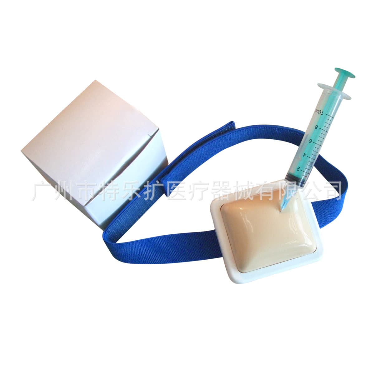 Insulin Injection Practice Device, Large Skin-colored Silicone Hospital Nurse Teaching Injection Practice Pad