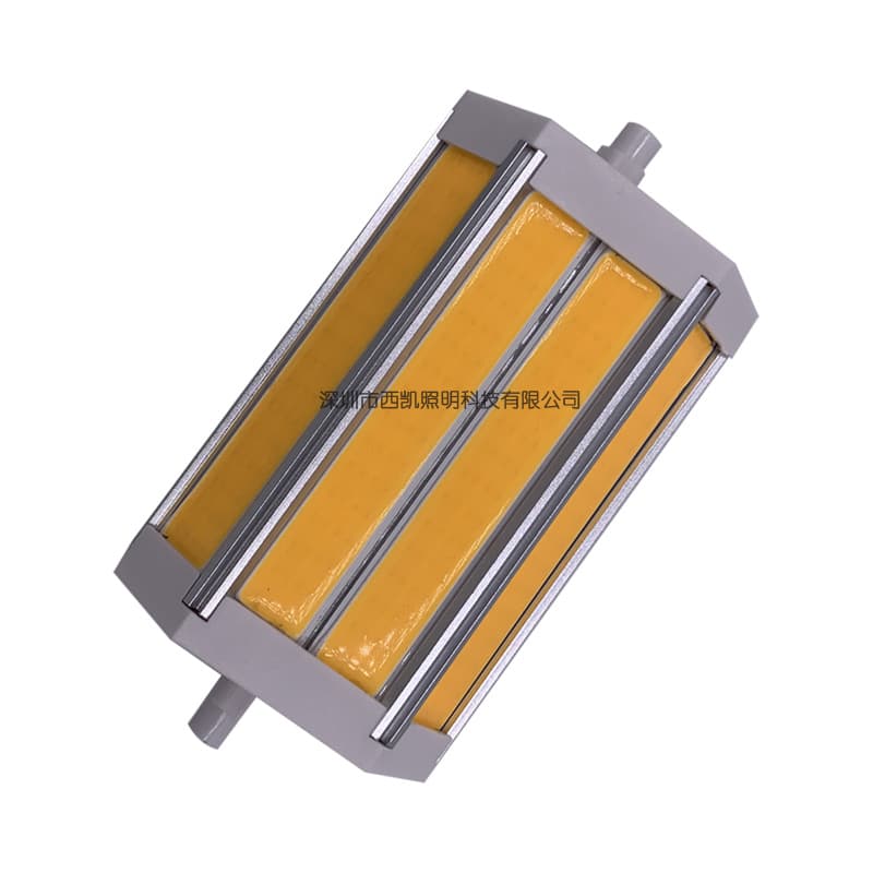 Factory wholesale LED COB R7S 30W 85-265V 118mm dimmable 110V 220V horizontal plug bulb