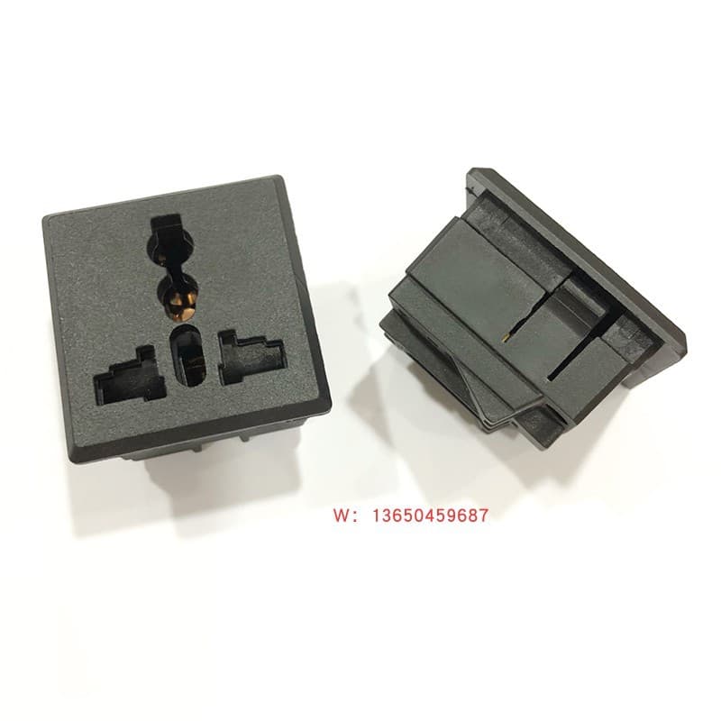 Multi-functional card-type power socket, cabinet inverter transformer power socket, chassis card-type socket 13A