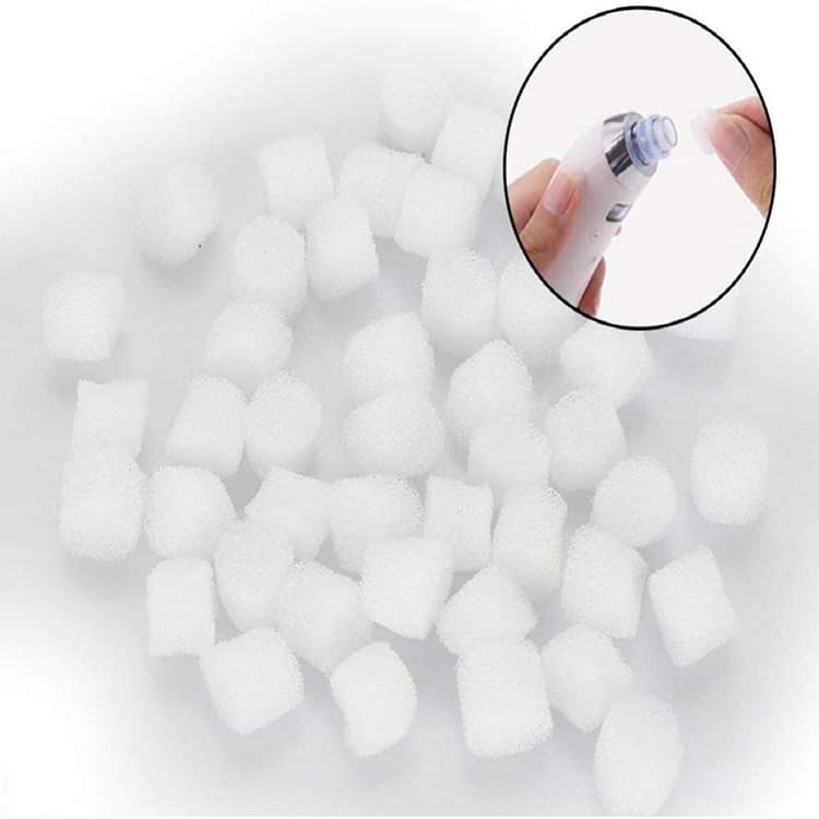 Blackhead Extraction Filter Cotton, 12MM Sponge Filter Core for Blackhead Suction Device Factory Direct Price