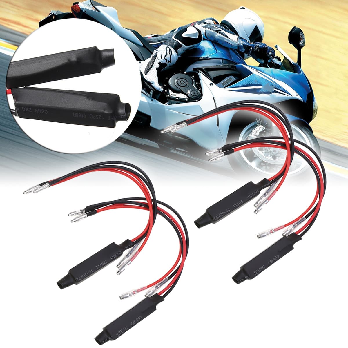 Motorcycle Led Turn Signal Light Decoder Modification Accessories Motorcycle Parts Led Turn Signal Light Decoder