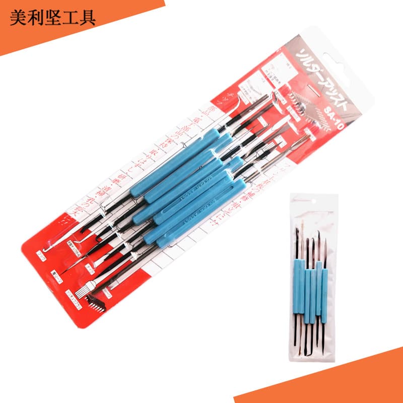 6-in-1 Soldering Aid Tool Set, 6-Piece Soldering Assistance Tools SA-10 for Electronic Circuit Board Welding