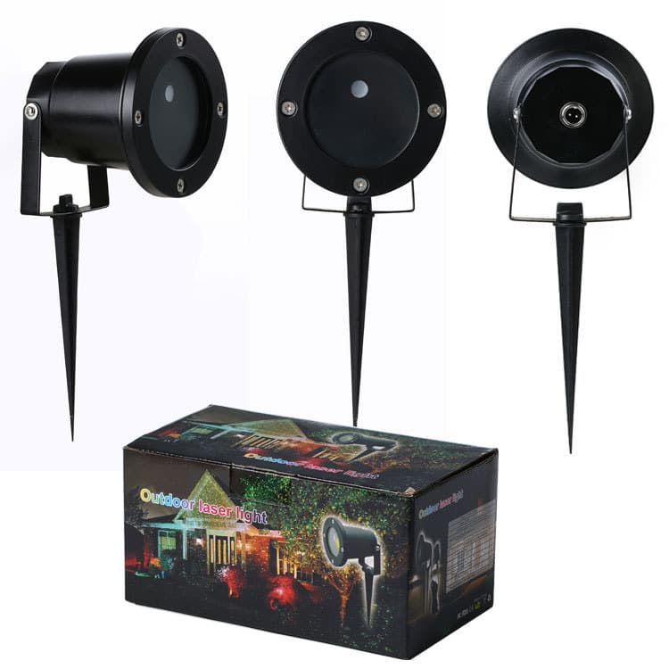Aluminum Waterproof Lawn Laser Light, Garden Projector Starry Sky Decoration Light, Christmas Starlight Laser Lawn Light