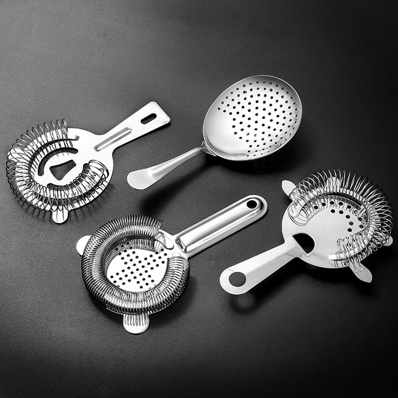 New Cross Stainless Steel Ice Filter/Ice Insulator, Cocktail Mixer, Coffee/Milk Tea Ice Blocker, Bar Tool