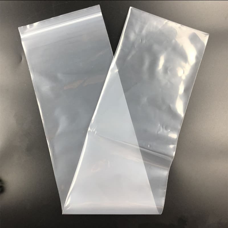 2590pe self-sealing bag strip plastic sealed bag long strip sealed bag long plastic bag square clip chain plastic bone bag
