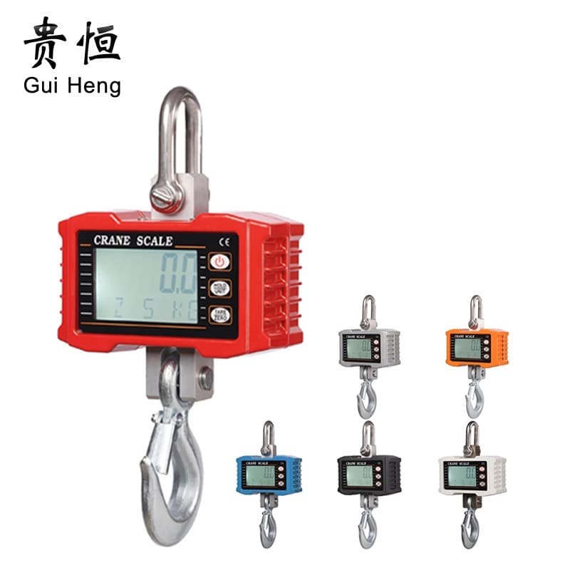 Ocs-p1 Direct View Electronic Hook Scale 1 Ton 1000kg Vehicle Scale Digital Hanging Lifting Hook