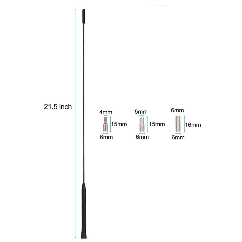 55cm Car Antenna For Ford Focus 2000-2007 Roof Am/fm Antenna Rod Vehicle Accessories