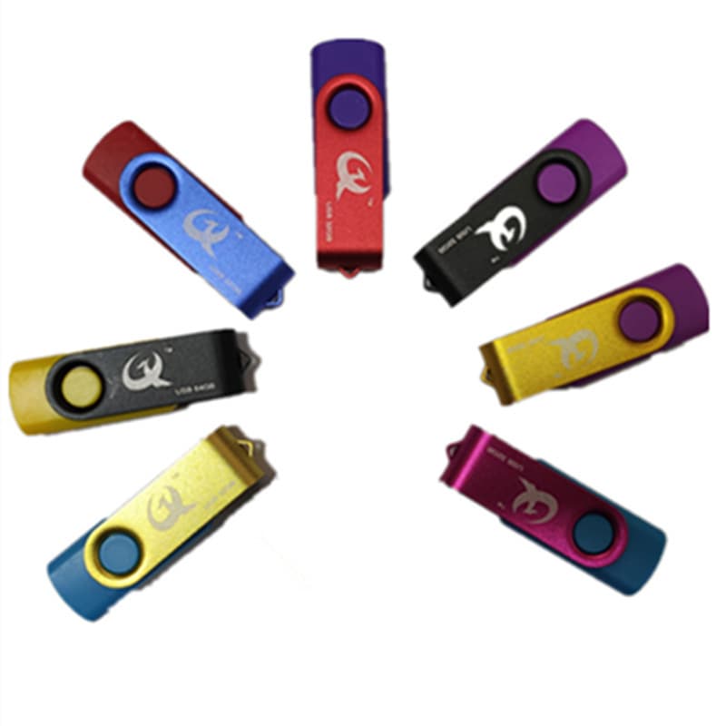 Rotating USB Flash Drive Small Capacity Gift Tender Advertising Bid Manufacturer Memory Card Small Capacity Drop Shipping