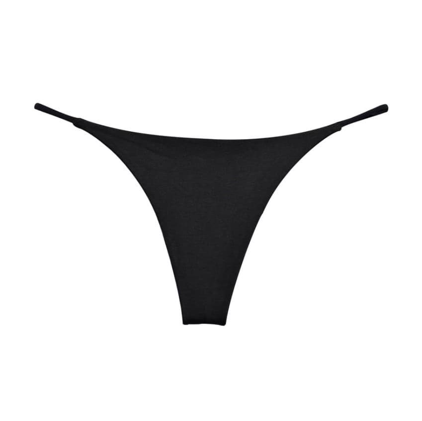 Yuxiangge New Version Double-Layer Thin Strap Thong Low-Rise Panties Double-Layer Bikini Pants for Women