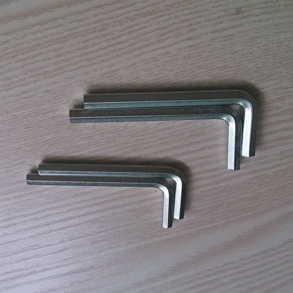 Manufacturer Direct Supply 1.5 to 12 Heat Treated Hardened Galvanized Hex Key Power Bit Wrench