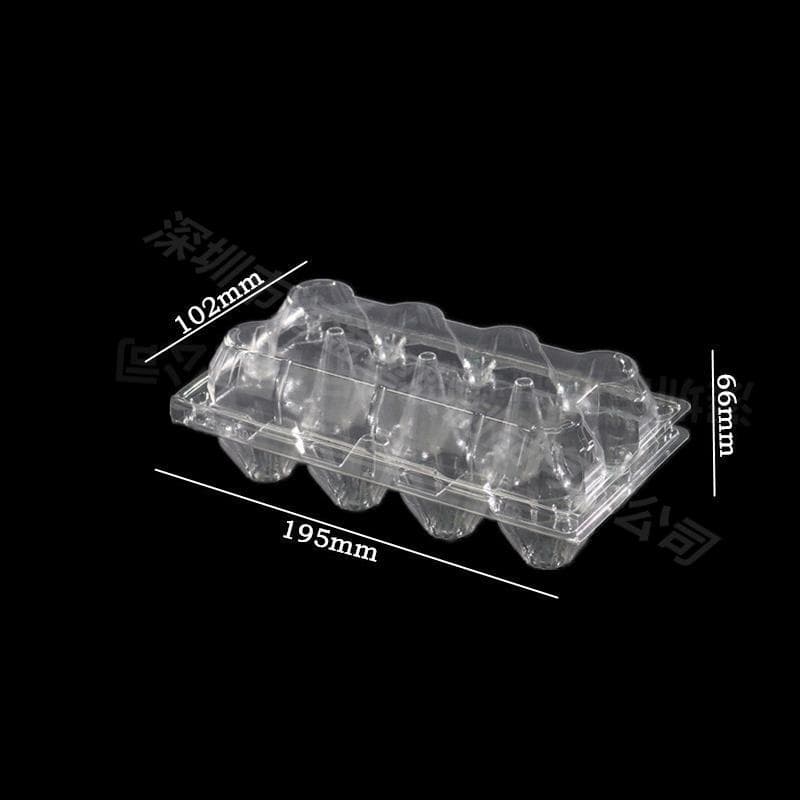 Transparent medium egg trays, 12-count egg packaging, egg boxes, blister manufacturer wholesale with free shipping.