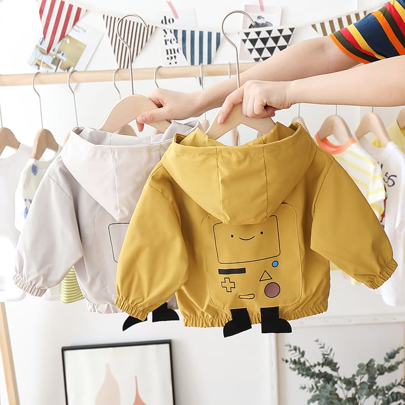 Yihao Boys' Jacket Autumn Spring 2025 Stylish Korean Style Kids' Autumn Top Jacket for Baby Boys