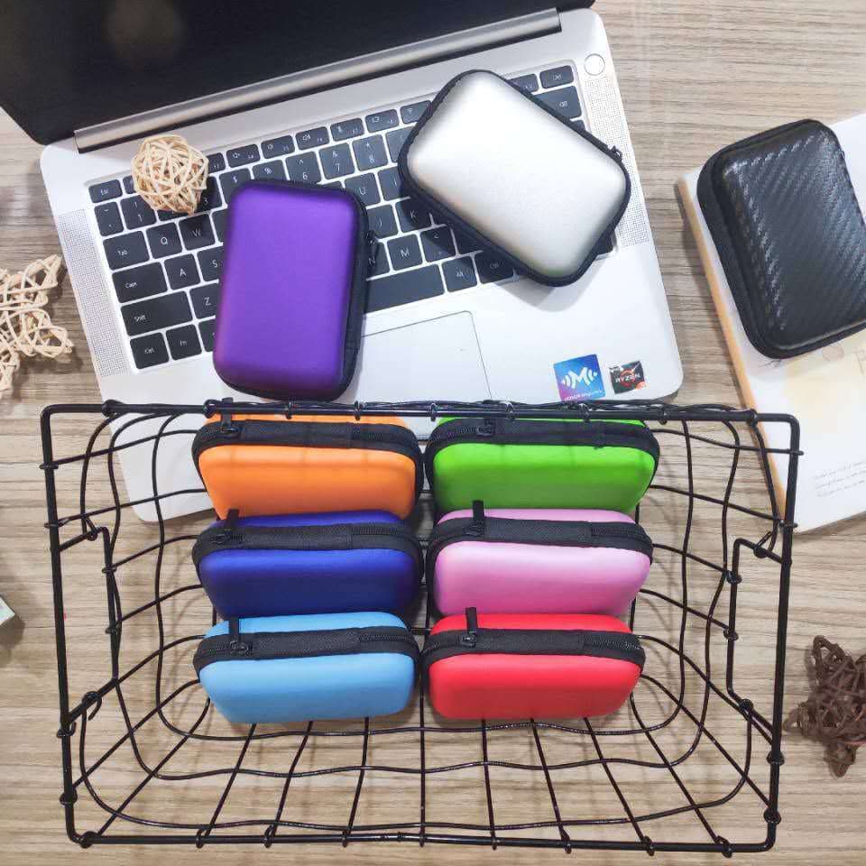 Factory Direct EVA Data Cable Storage Box Bluetooth Earphone Packaging Earphone Storage Box EVA Digital Camera Bag