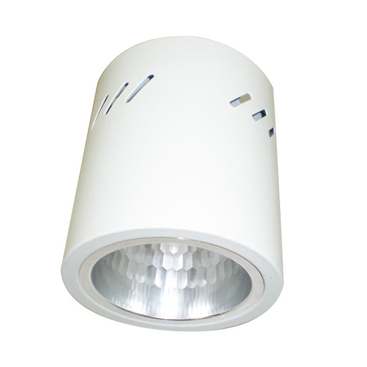 No-drill traditional E27 screw base surface-mounted downlight housing, 3-inch, 4-inch, 5-inch, 6-inch energy-saving bulb surface-mounted cylinder.