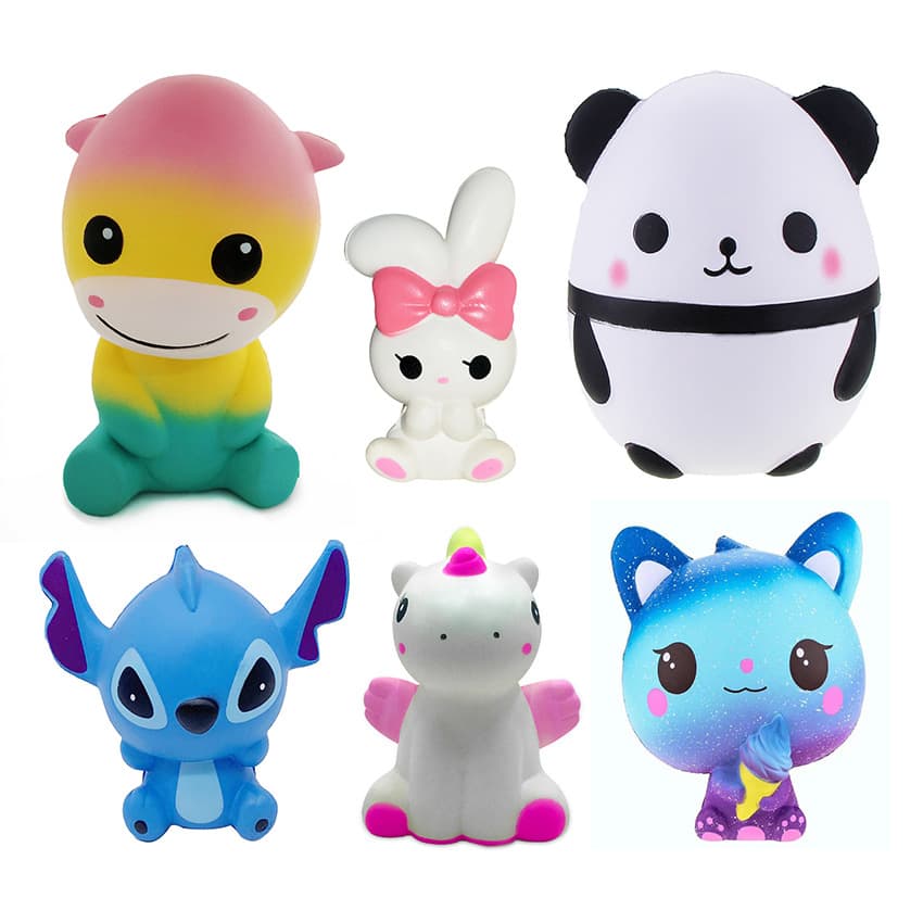 Squishy Slow Rebound Polyurethane Foam Cute Soft Animal Baby Gift/Toy Doll Cartoon Style