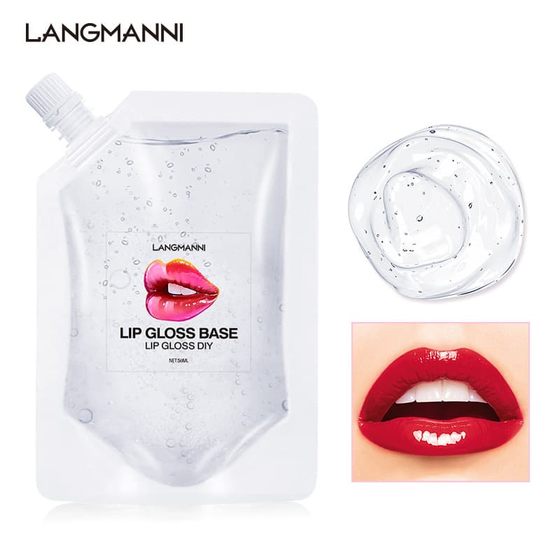Langmannni New DIY Transparent Lip Glaze Base Moisturizing Nourishing Lipstick Beauty Care/Makeup/Lipstick