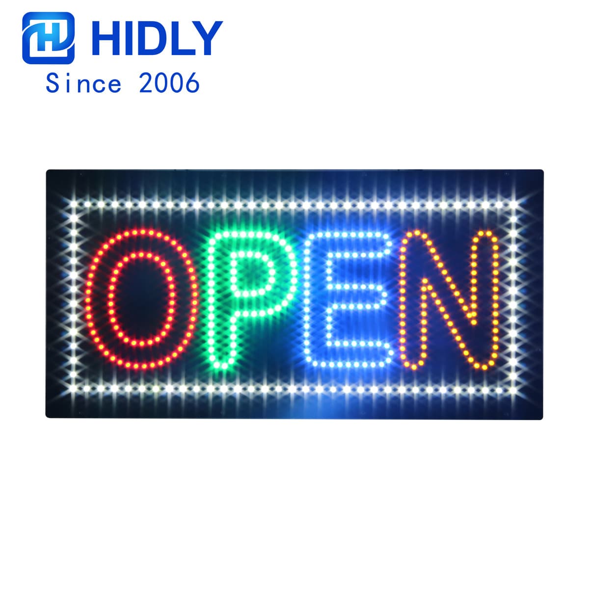 Manufacturer supply - Multi-functional electronic outdoor colored OPEN SIGN 30×60cm