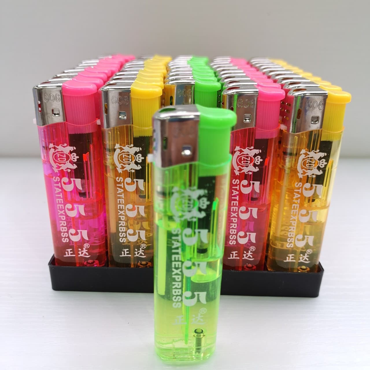 Zhengda Lighter Factory Wholesale Price Zhengda 606 Lighter Printed 555 Hot Selling in Guangxi Guizhou Xingyi